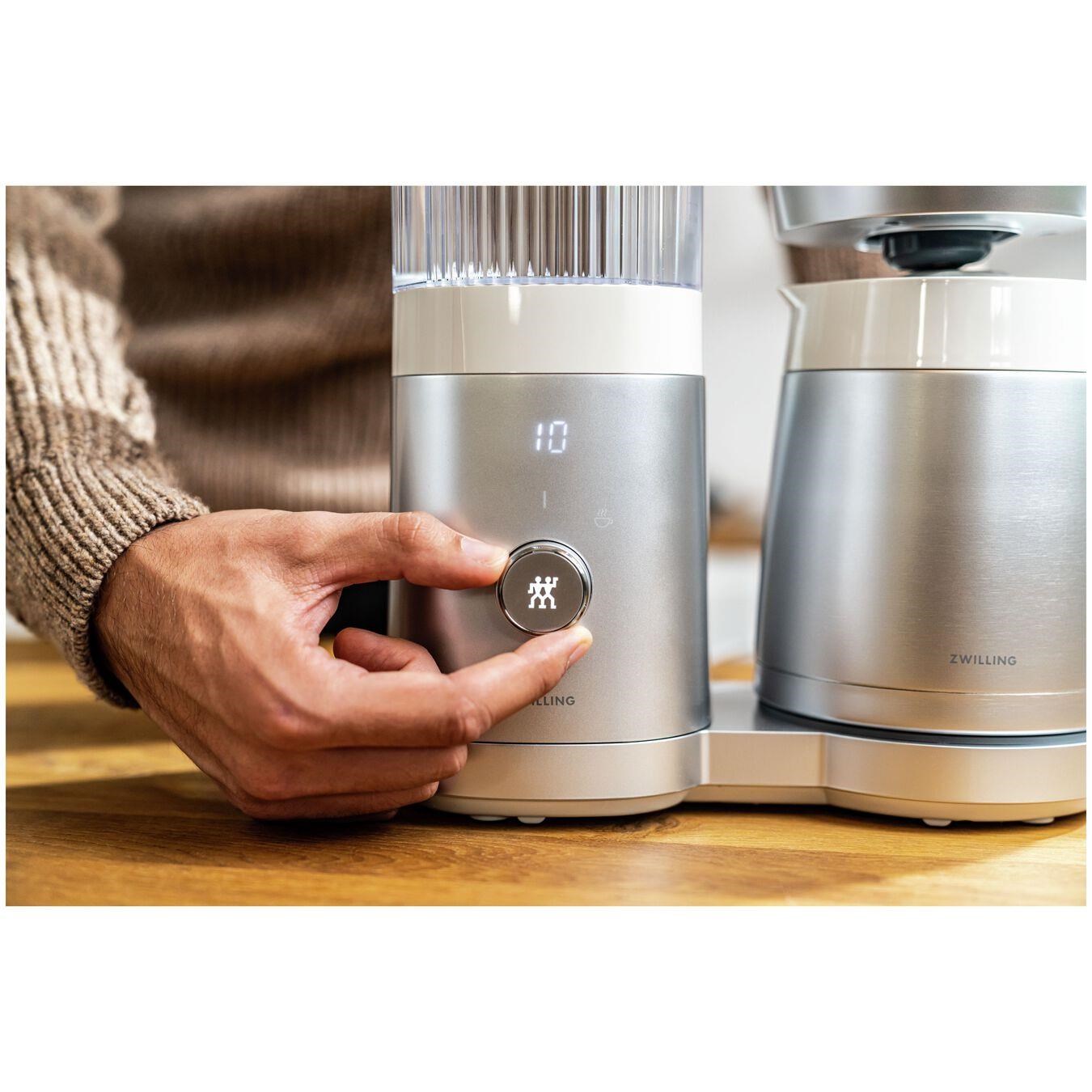 ZWILLING Enfinigy Drip Filtre Kahve Makinesi, 1,25Lt Gümüş Beyazı - 531060000