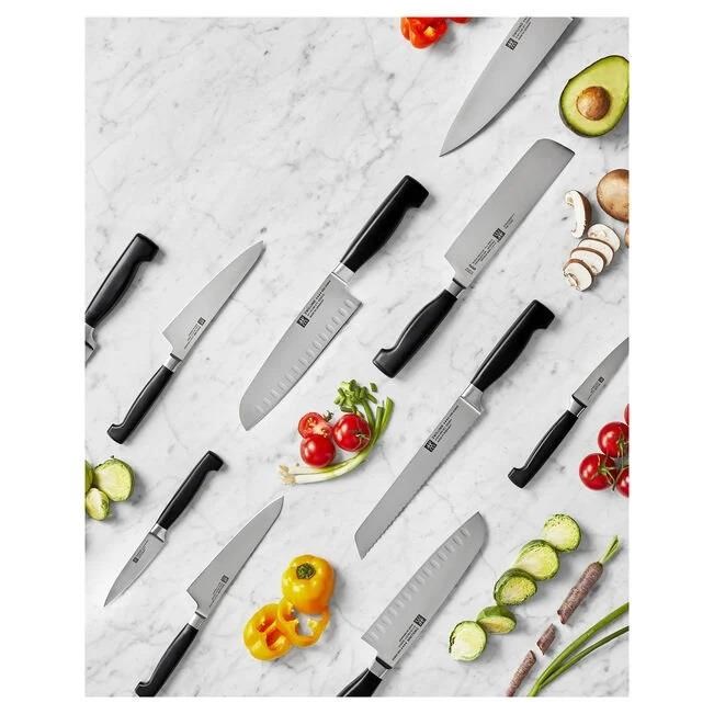 ZWILLING FOUR STAR 18cm Santoku Bıçağı Oluklu Kenar - 311191810
