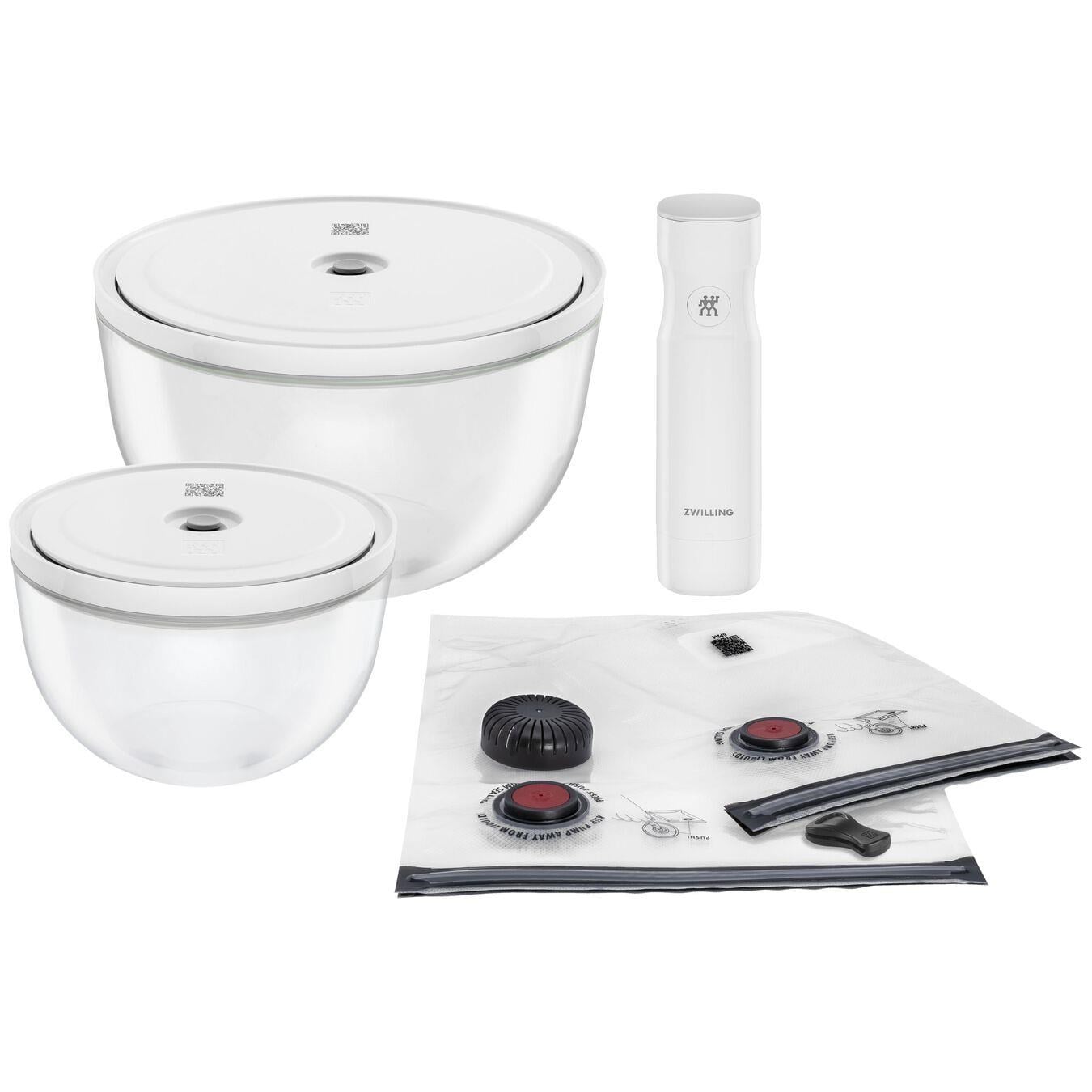 ZWILLING Fresh & Save BOWLS Vakumlu Başlangıç Seti Cam M/L 9-Parça - 1031014