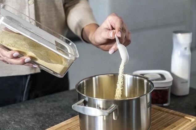 Zwilling Fresh & Save CUBE Saklama Kabı M Şeffaf-Beyaz - 1025126