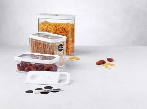 Zwilling Fresh & Save Cube Set M/5 Parça Şeffaf-Beyaz