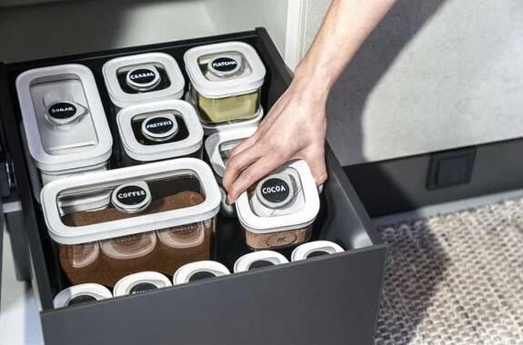 Zwilling Fresh & Save Cube Set M/5 Parça Şeffaf-Beyaz
