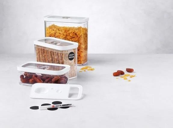Zwilling Fresh & Save Cube Set M/5 Parça Şeffaf-Beyaz