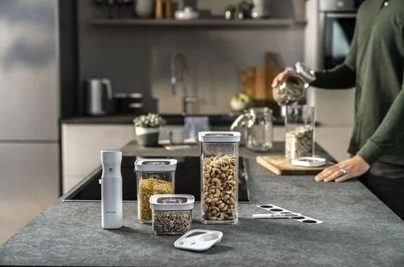 Zwilling Fresh & Save Cube Vakum Başlangıç Seti S/6 Parça Şeffaf-Beyaz