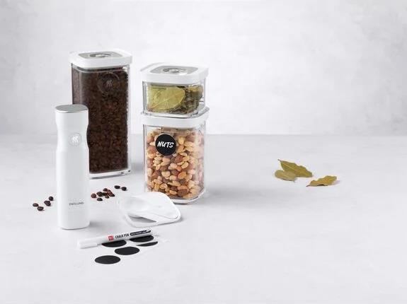 Zwilling Fresh & Save Cube Vakum Başlangıç Seti S/6 Parça Şeffaf-Beyaz