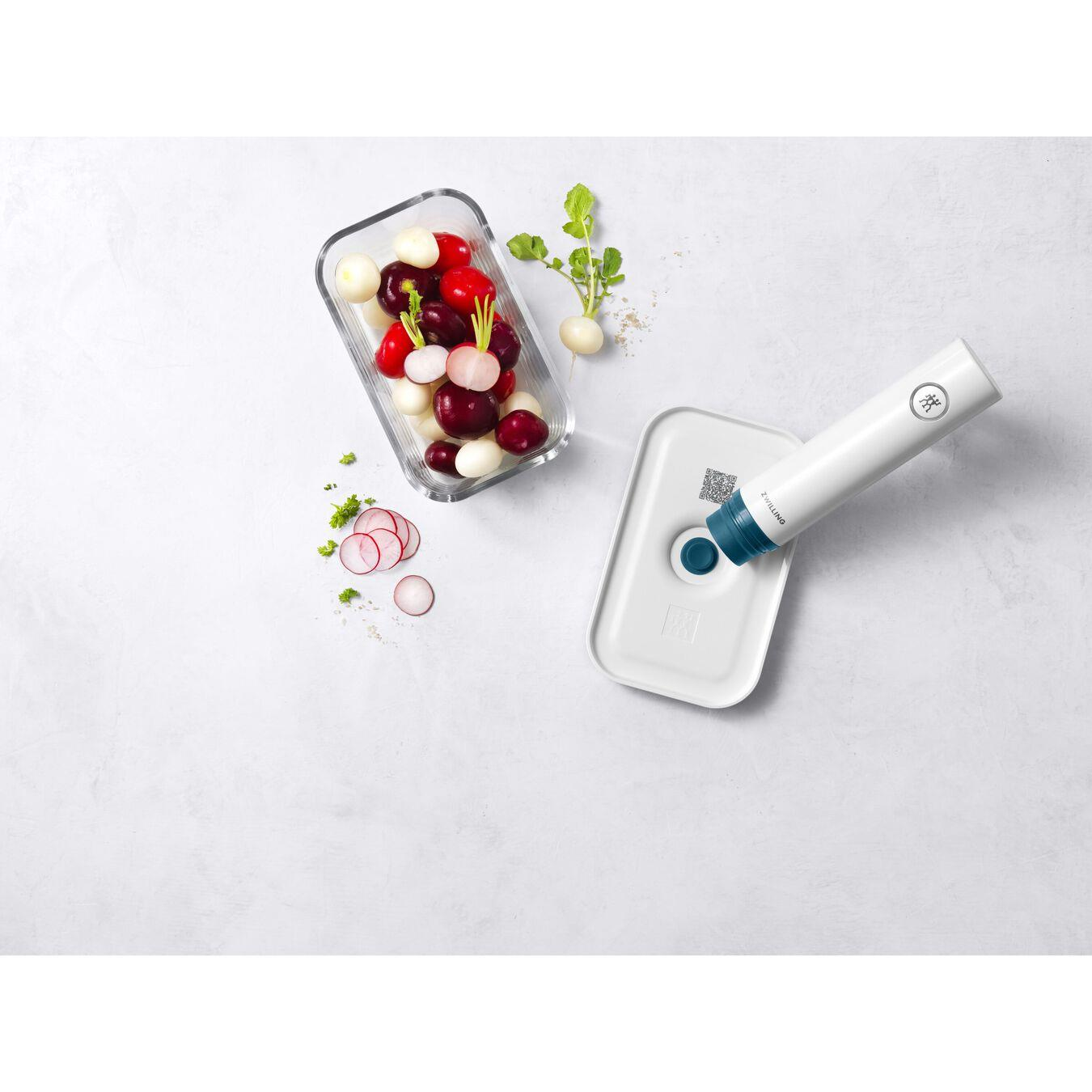 Zwilling Fresh & Save Vakumlu Saklama Kabı M Borosilikat Cam Akdeniz Mavisi - 368013020