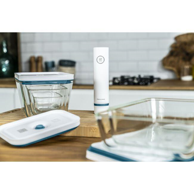 Zwilling Fresh & Save Vakumlu Saklama Kabı M Borosilikat Cam Akdeniz Mavisi - 368013020