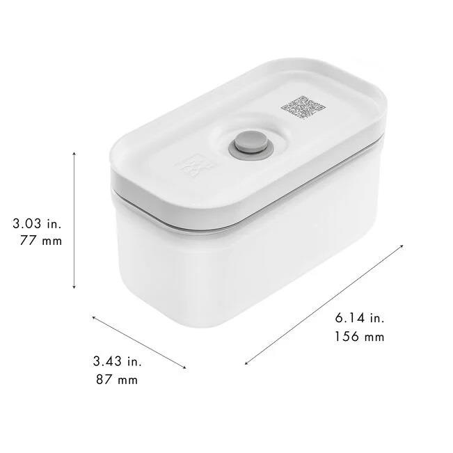 Zwilling Fresh & Save Vakumlu Yemek Taşıma Kabı S Plastik Yarı Şeffaf-Gri - 368013190