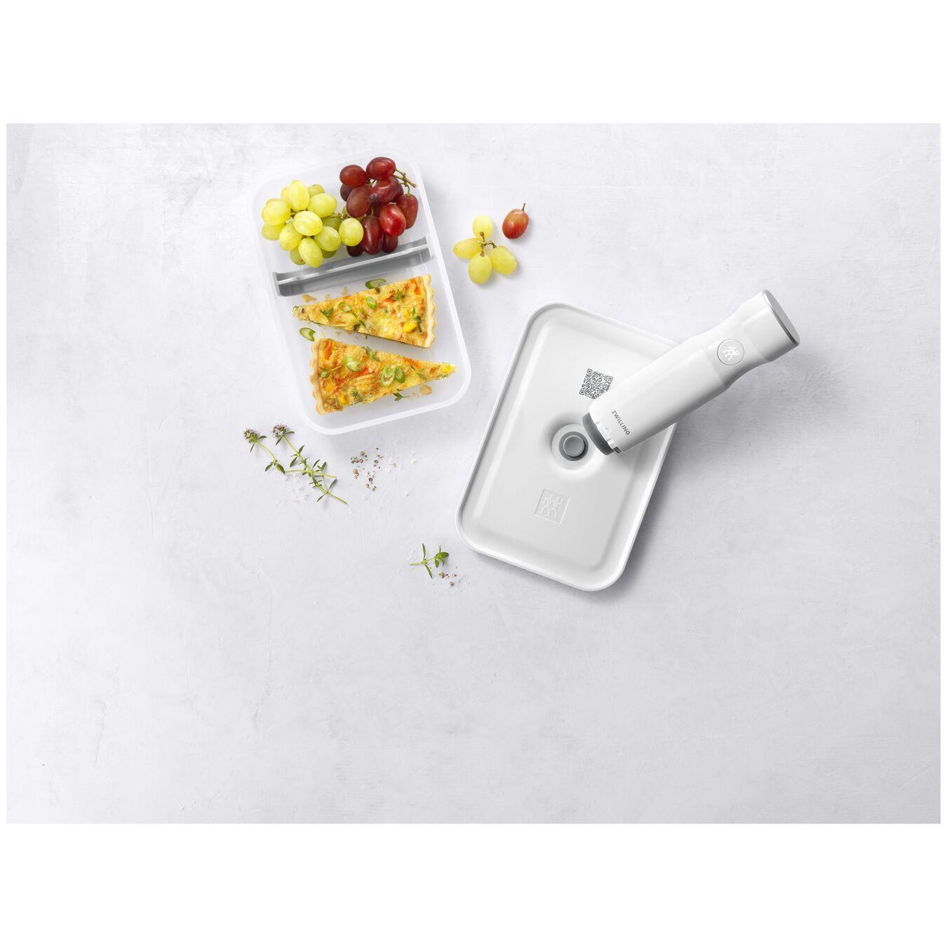 ZWILLING Fresh & Save Vakumlu Yemek Taşıma Kabı L Düz Plastik Yarı Şeffaf-Gri - 368013210
