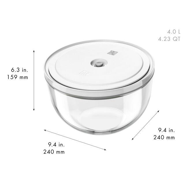 ZWILLING Fresh&Save BOWLS Vacuum Bowl Set S/M/L 6-parça Cam Şeffaf-Beyaz - 1031016