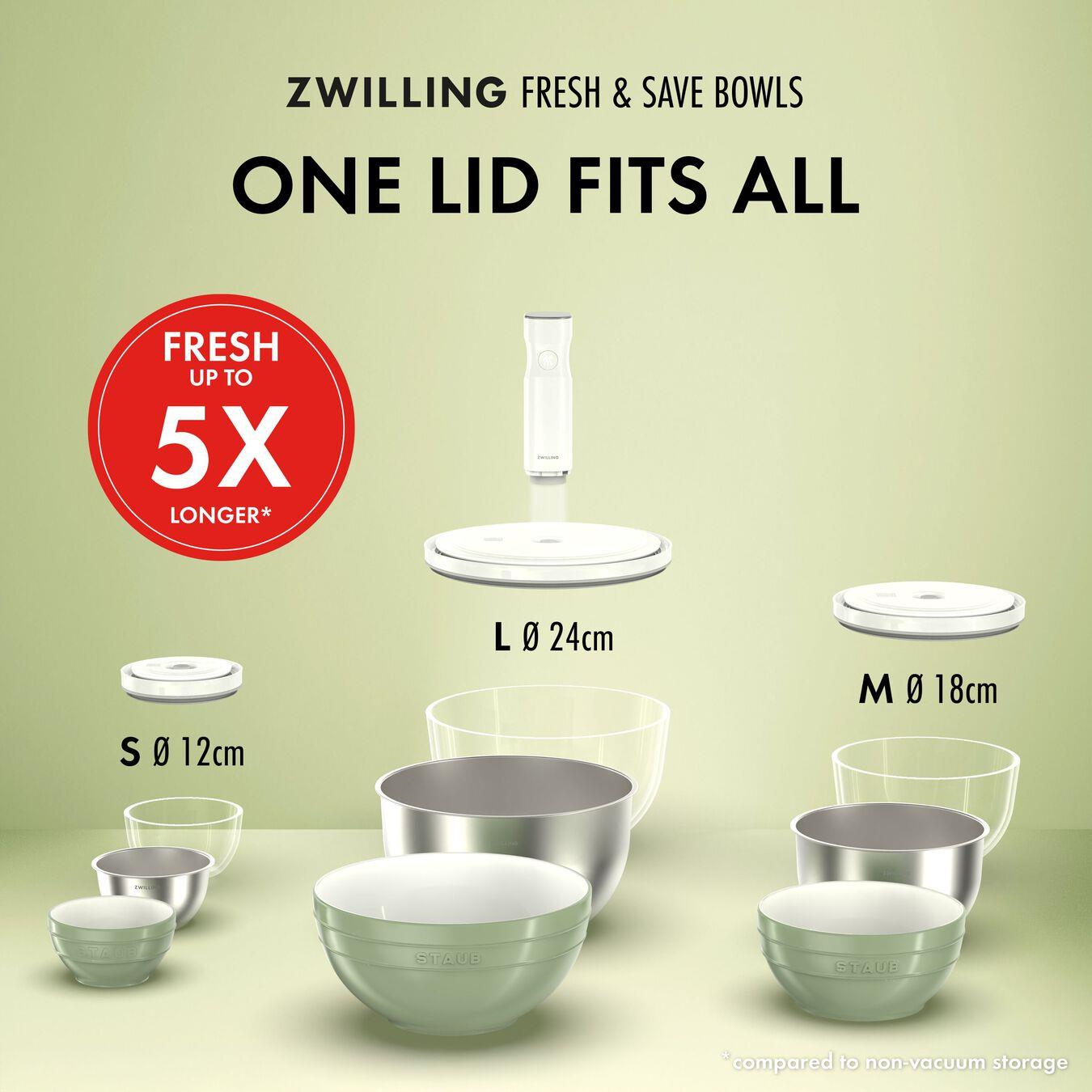 ZWILLING Fresh&Save BOWLS Vacuum Bowl S 12cm Cam Şeffaf - 1030836