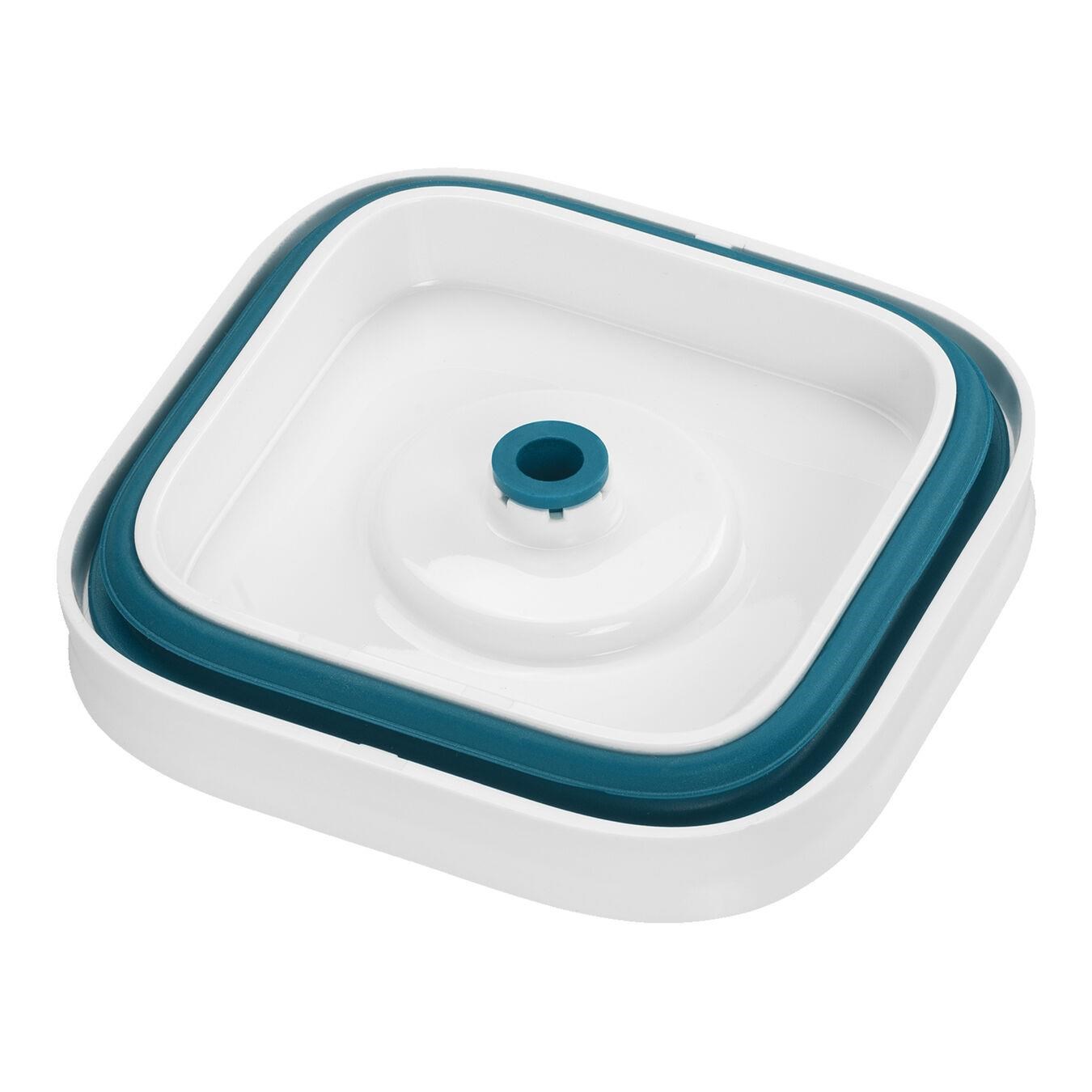 ZWILLING Fresh&Save CUBE Saklama Kabı 2L 21 cm Şeffaf-Akdeniz Mavisi
