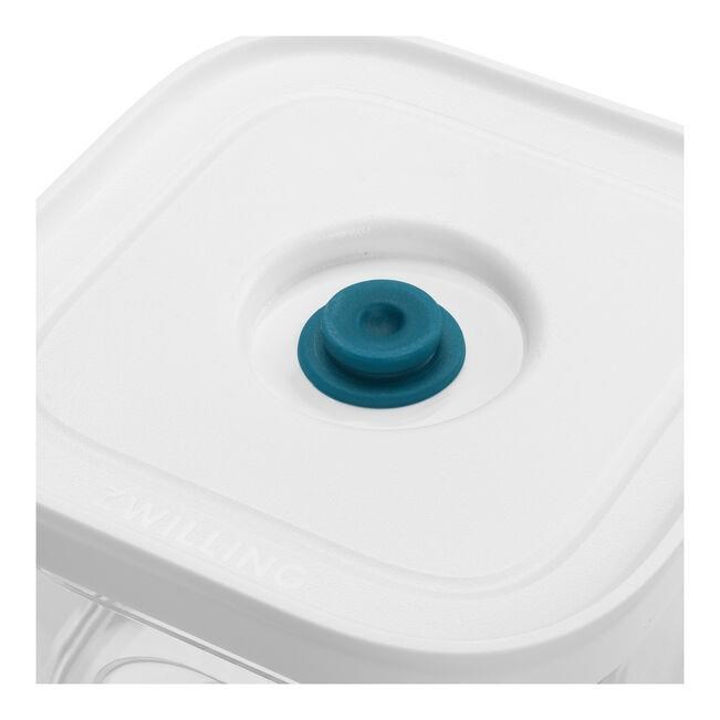 ZWILLING Fresh&Save CUBE Saklama Kabı 2L 21 cm Şeffaf-Akdeniz Mavisi