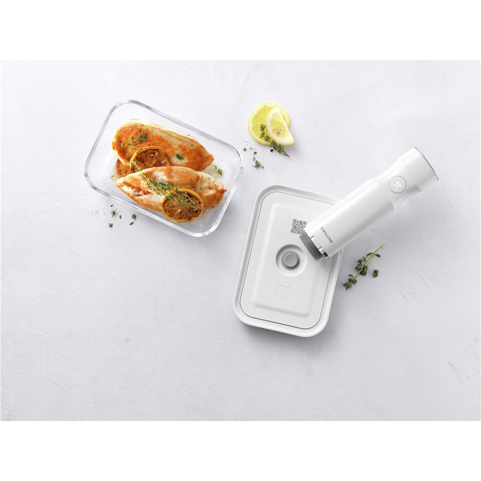 ZWILLING Fresh&Save Vakumlu Saklama Kabı L Borosilikat Cam Gri