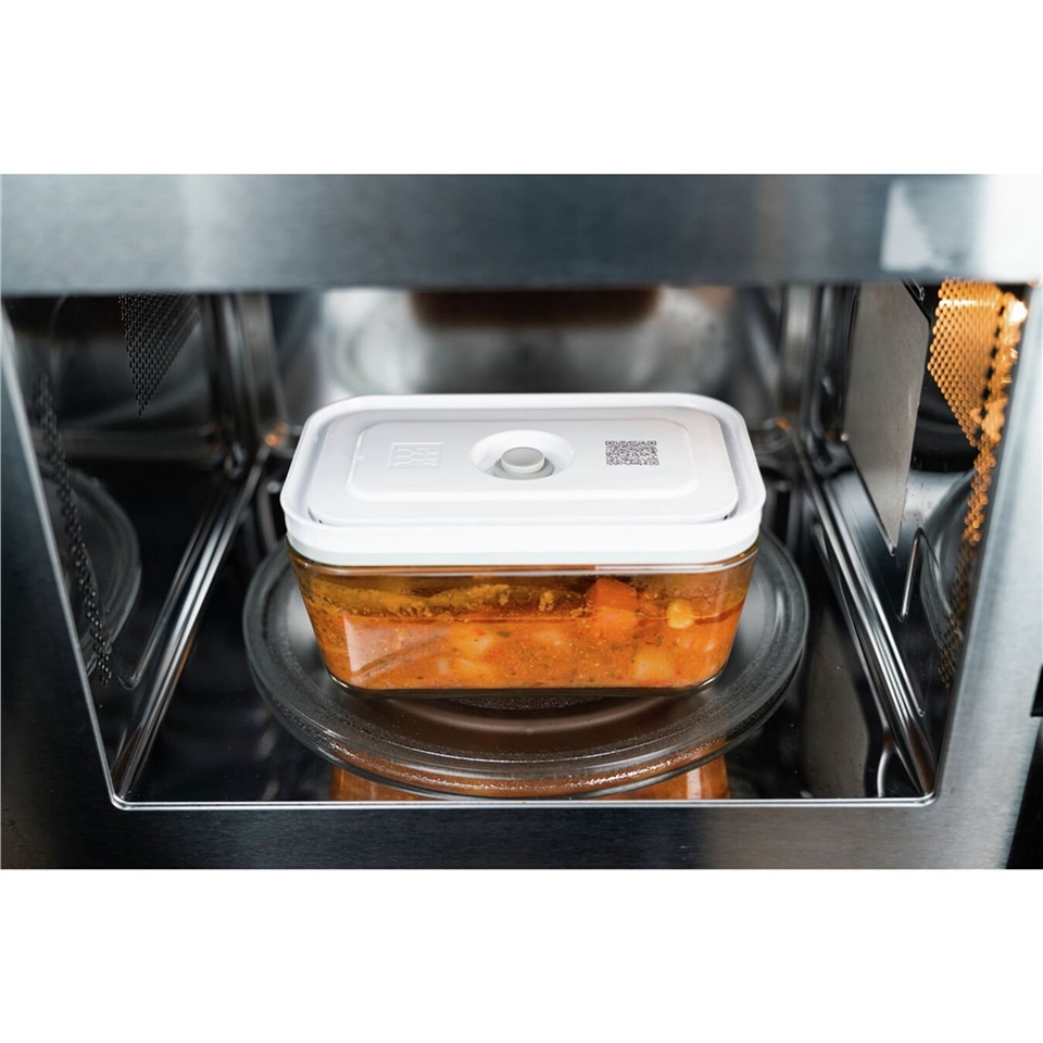 ZWILLING Fresh&Save Vakumlu Saklama Kabı L Borosilikat Cam Gri