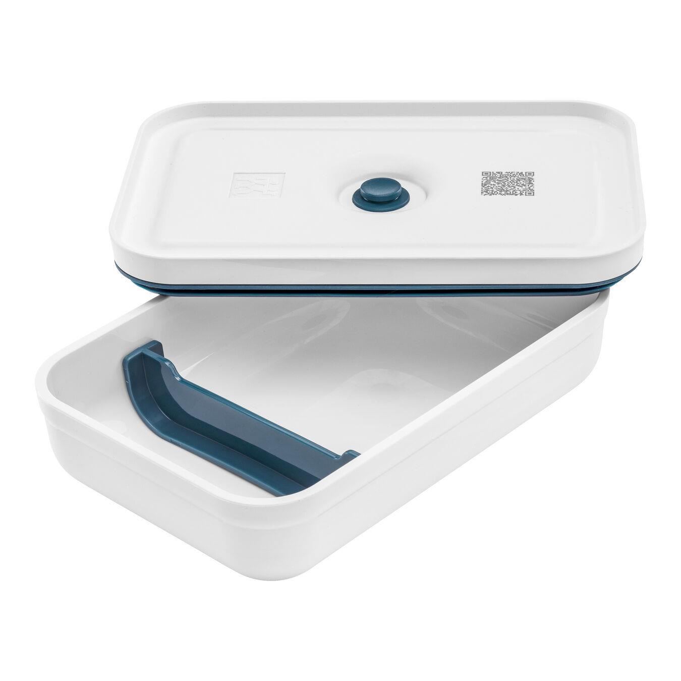 Zwilling Fresh&Save Vakumlu Yemek Taşıma Kabı L Düz Plastik Beyaz-Akdeniz Mavisi - 368013110