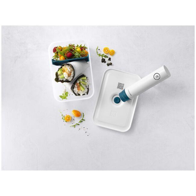 Zwilling Fresh&Save Vakumlu Yemek Taşıma Kabı L Plastik Yarı Şeffaf-Akdeniz Mavisi - 368013140