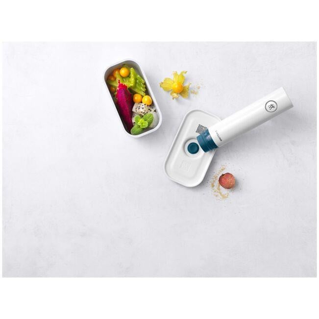 Zwilling Fresh&Save Vakumlu Yemek Taşıma Kabı *S* Plastik Beyaz-Akdeniz Mavisi - 368013080