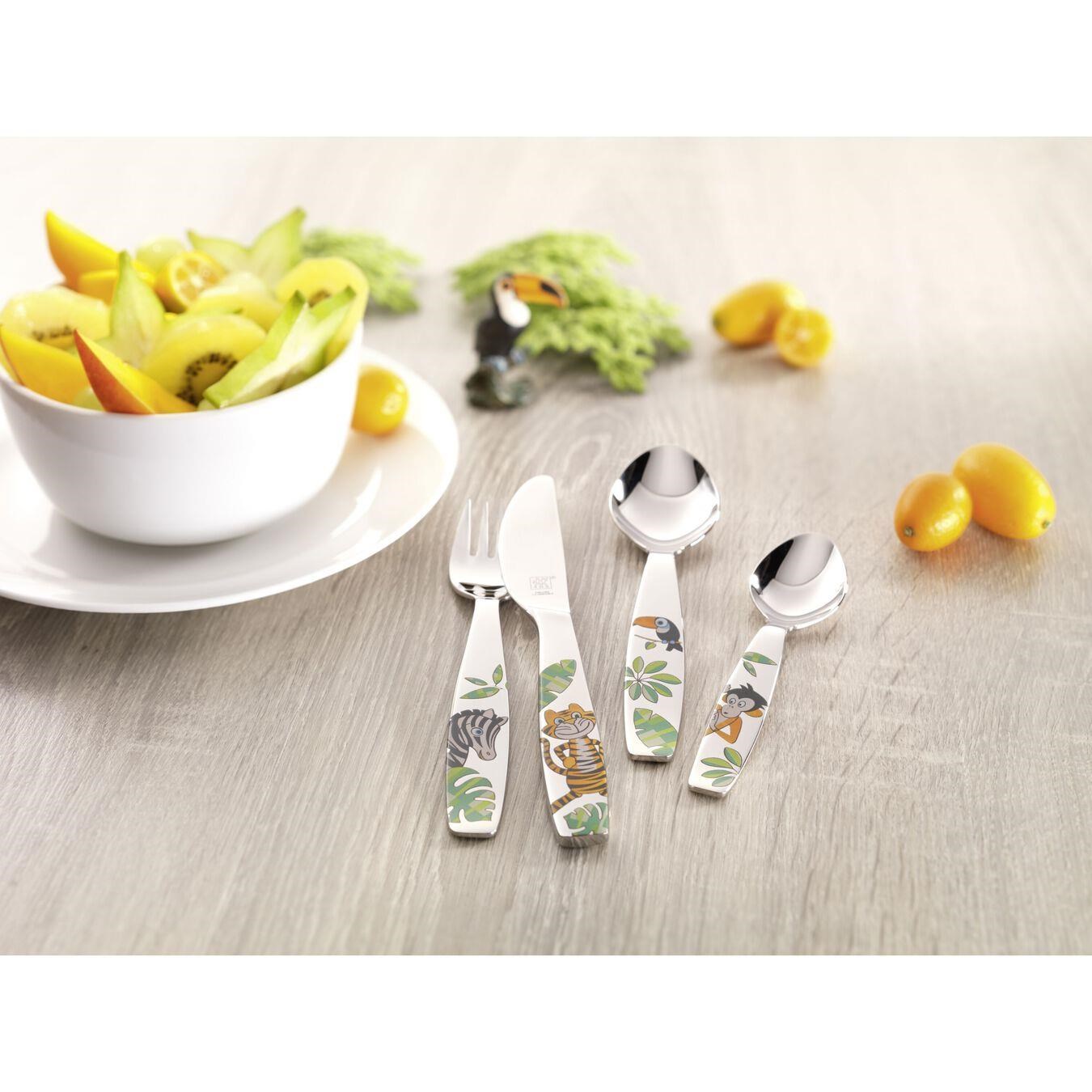 Zwilling Jungle Çocuk Çatal Kaşık Bıçak Seti 4 Parça - 1026662