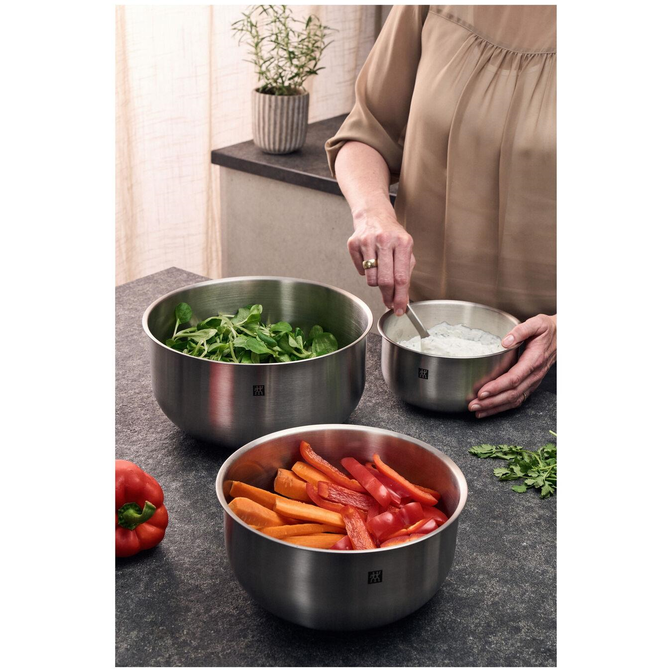 ZWILLING Prep 3-Parça Kase Seti 18/10 Paslanmaz Çelik Metalik Gri - 1030705