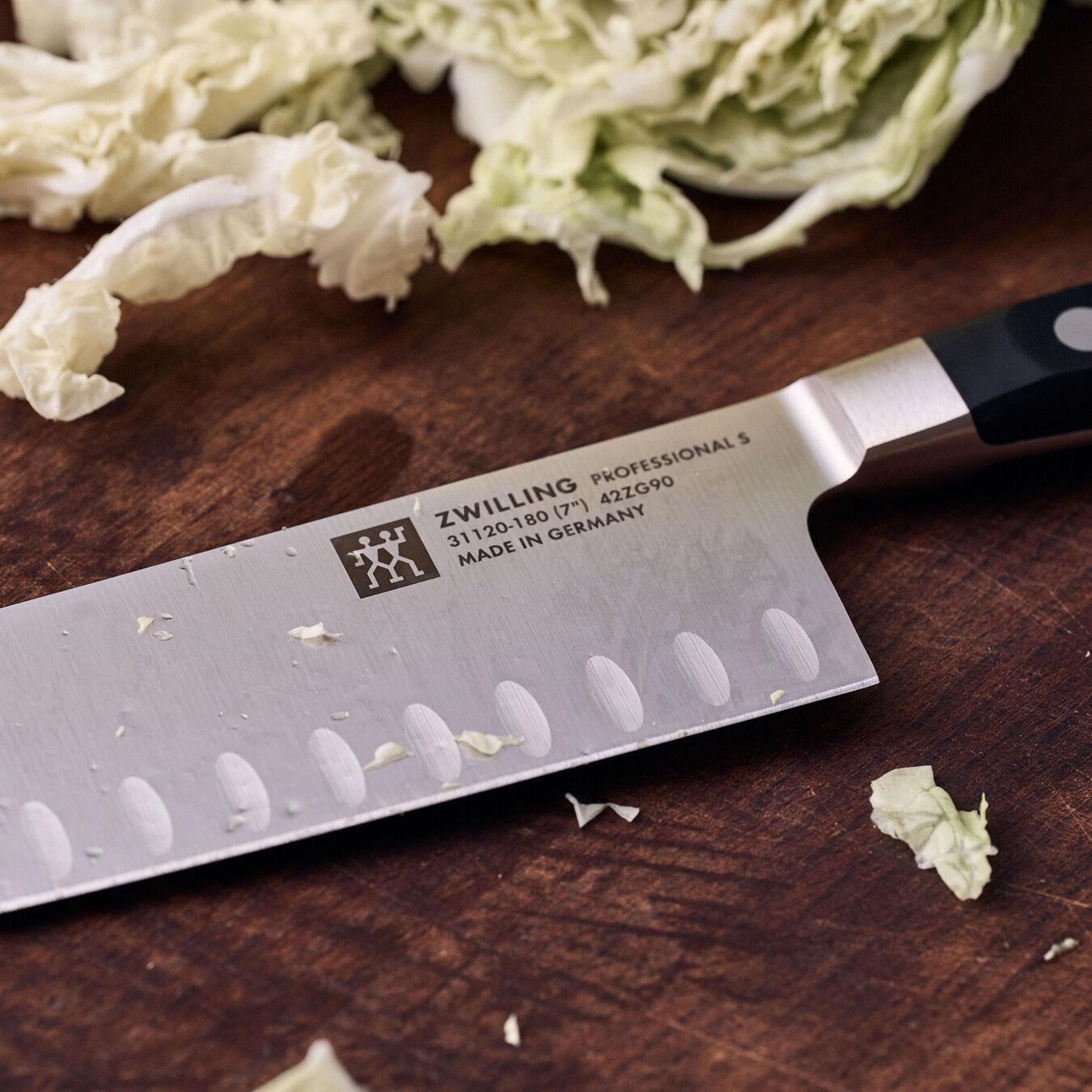 ZWILLING PROFESSIONAL S Santoku Bıçağı Oluklu Kenar 18cm
