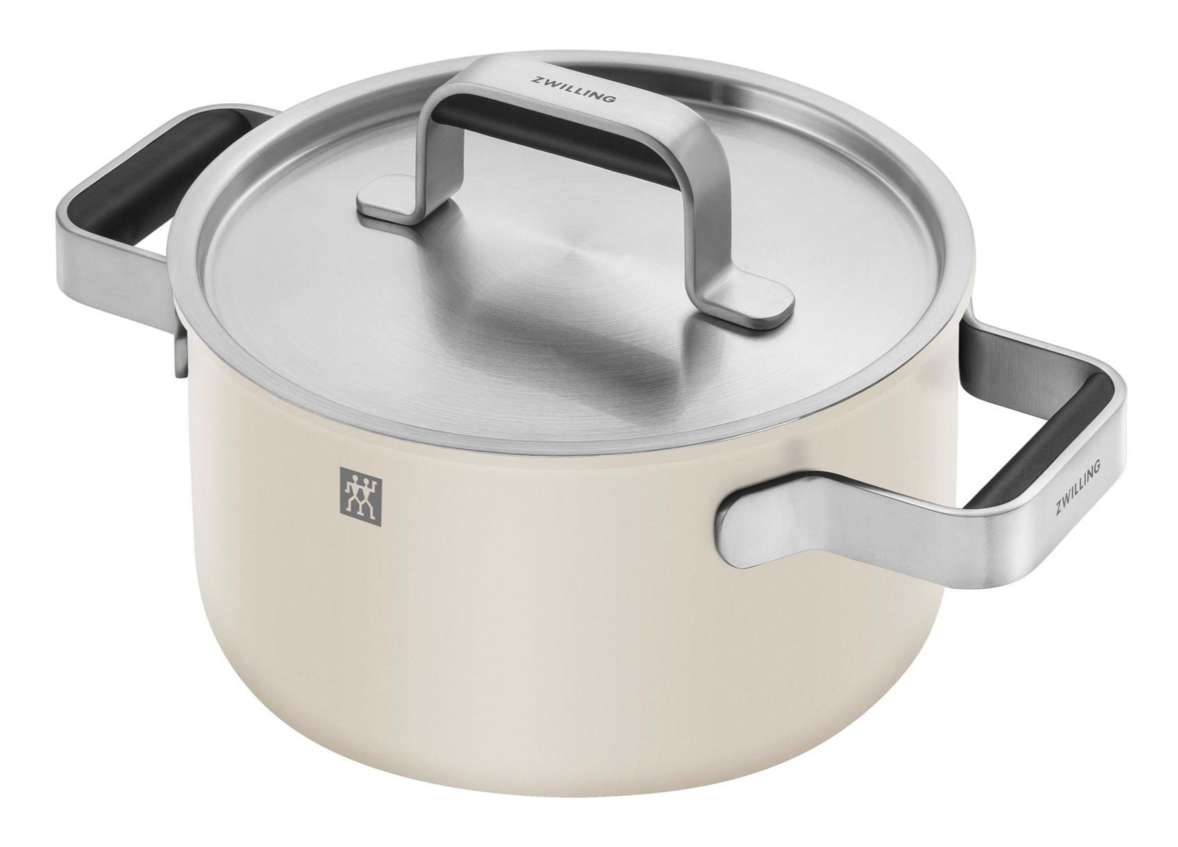 ZWILLING Pure 3-Parça Fildişi Tencere ve Tava Seti 18/10 Paslanmaz Çelik - 1028807