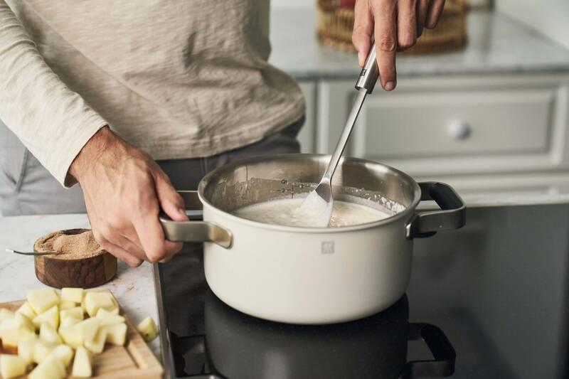 ZWILLING Pure 3-Parça Fildişi Tencere ve Tava Seti 18/10 Paslanmaz Çelik - 1028807
