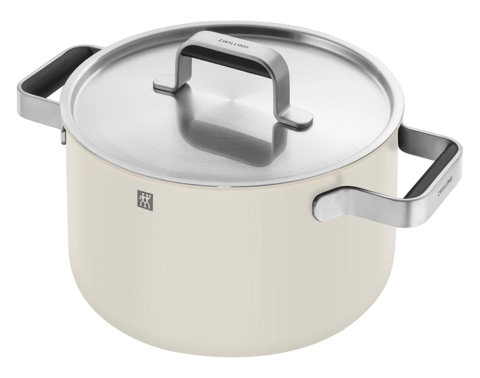 ZWILLING Pure 3-Parça Fildişi Tencere ve Tava Seti 18/10 Paslanmaz Çelik - 1028807