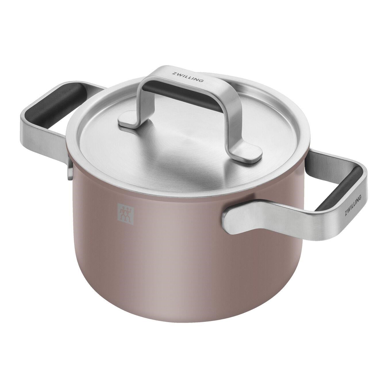 ZWILLING Pure 5-Parça Gül Rengi Tencere ve Tava Seti 18/10 Paslanmaz Çelik - 1028858