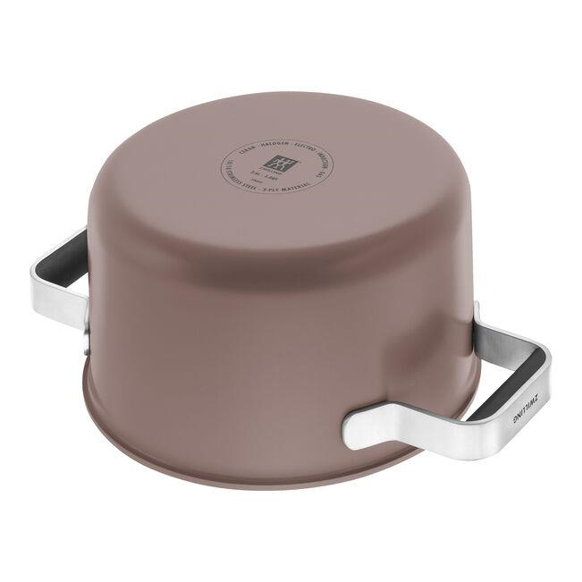 ZWILLING Pure 5-Parça Gül Rengi Tencere ve Tava Seti 18/10 Paslanmaz Çelik - 1028858