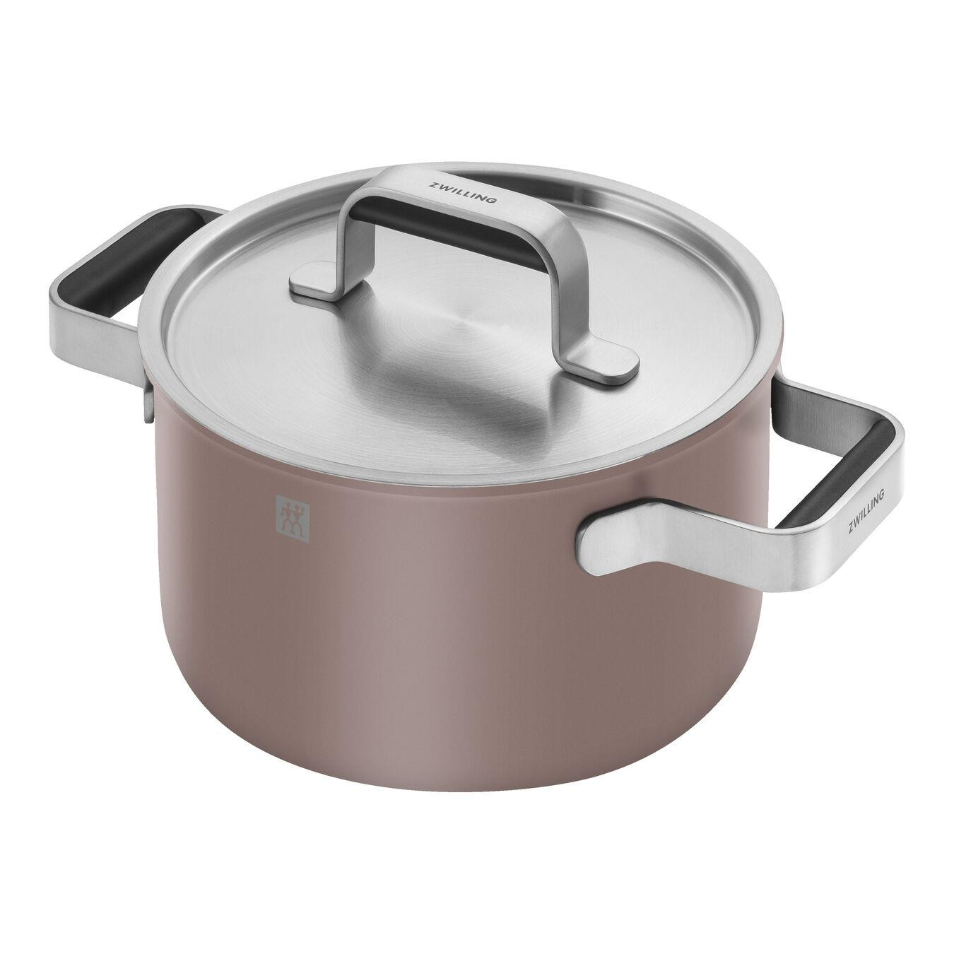 ZWILLING Pure 5-Parça Gül Rengi Tencere ve Tava Seti 18/10 Paslanmaz Çelik - 1028858