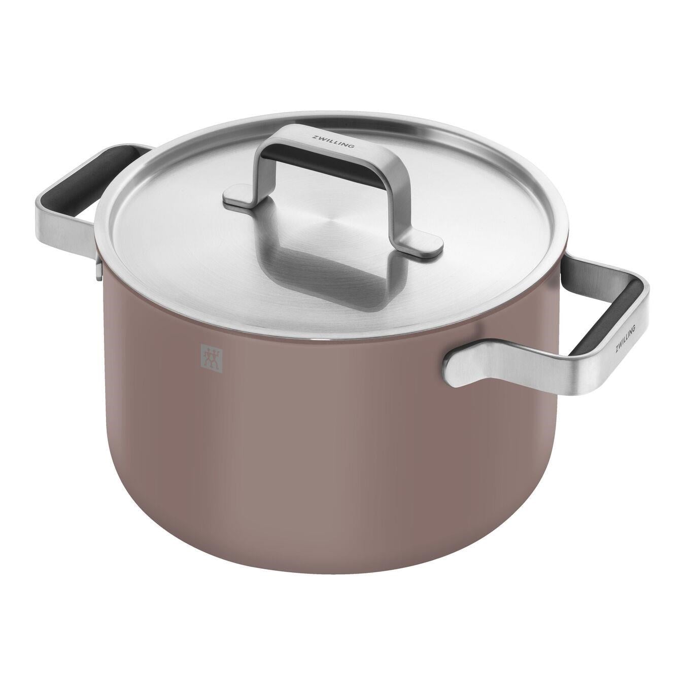 ZWILLING Pure 5-Parça Gül Rengi Tencere ve Tava Seti 18/10 Paslanmaz Çelik - 1028858