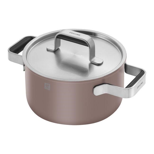 ZWILLING Pure 5-Parça Gül Rengi Tencere ve Tava Seti 18/10 Paslanmaz Çelik - 1028858
