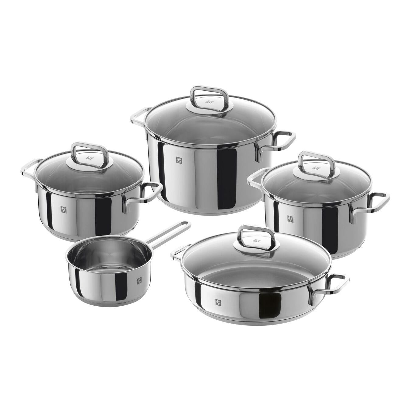 ZWILLING QUADRO Tencere ve Tava Seti 18/10 Paslanmaz Çelik 5-Parça