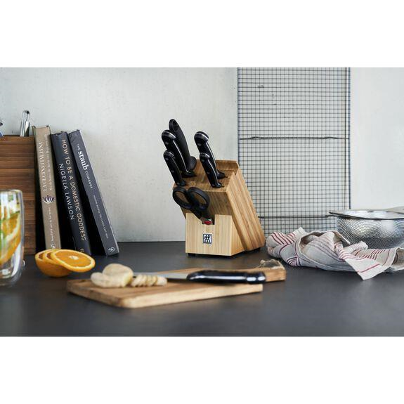 Zwilling Twin Chef 2 Blok Bambu Bıçak Seti 8-Parça - 349310030