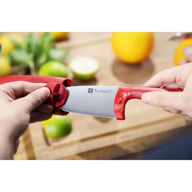 Zwilling Twinny 10Cm Şef Bıçağı Paslanmaz Çelik Kırmızı - 365501010