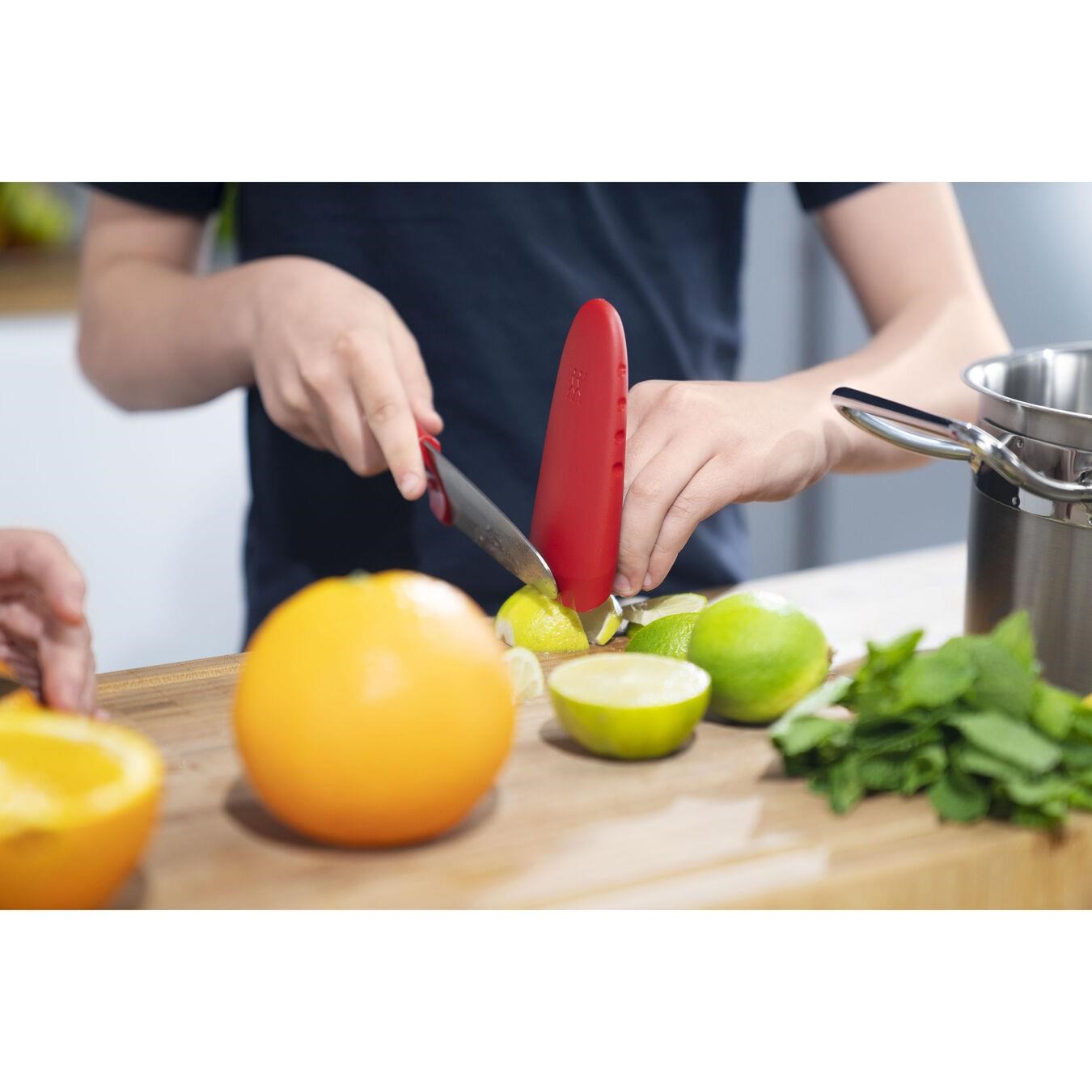 Zwilling Twinny 10Cm Şef Bıçağı Paslanmaz Çelik Kırmızı - 365501010