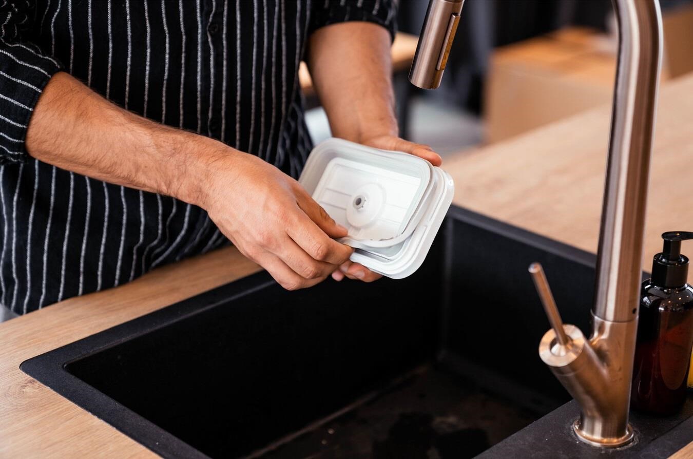 Zwilling Vakumlu Buzdolabı Kabı Cam Dikdörtgen