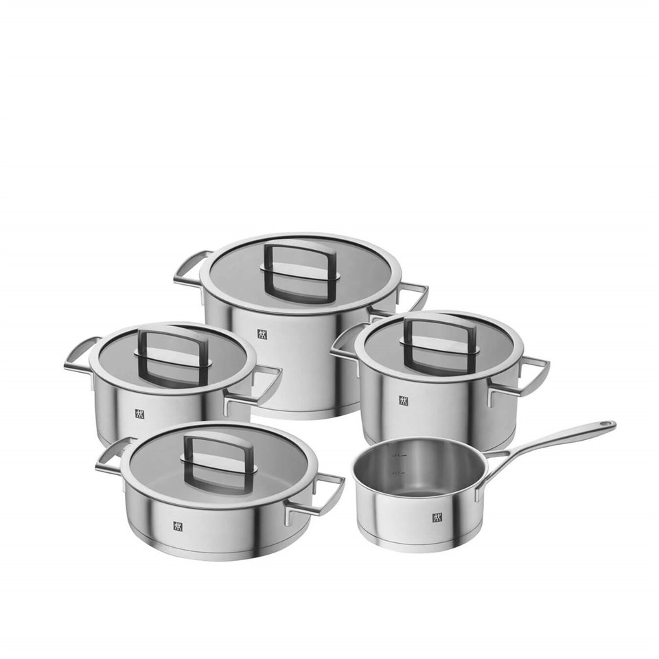 Zwilling Vitality 5-Parça Tencere Seti 18/10 Paslanmaz Çelik - 664600160