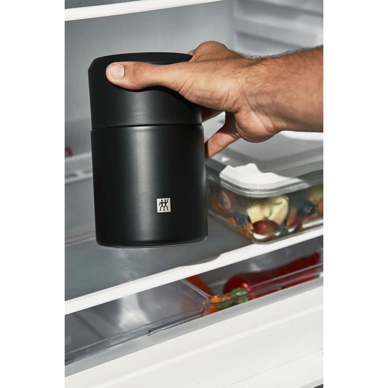 ZWILLING Yiyecek termosu, siyah | Paslanmaz çelik | 700 ml