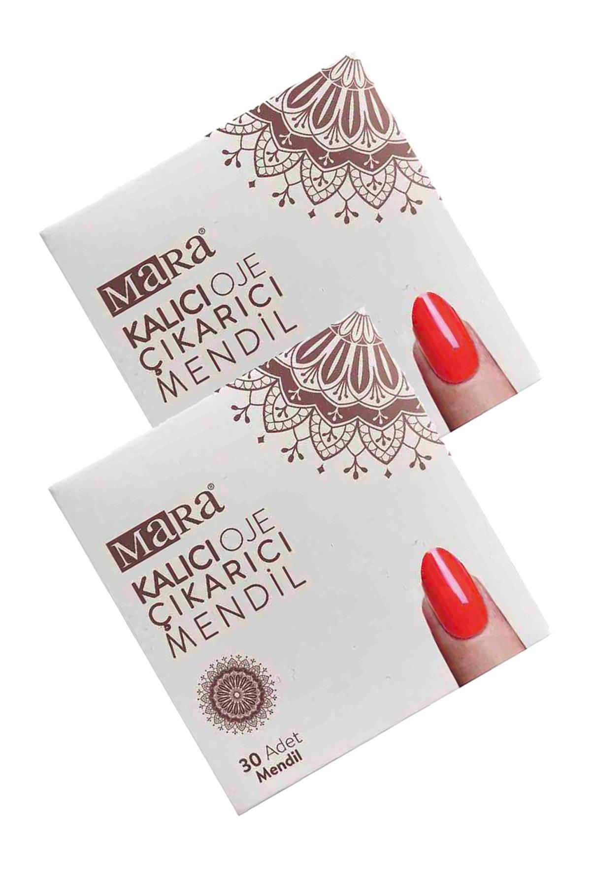 2 x Mara Kalıcı Oje Çıkarıcı Aseton Mendili