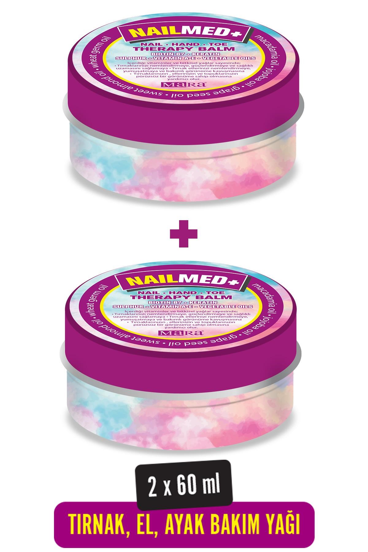 2x Mara NailMED+ Biotin Tırnak El Ayak Bakım Yağı 60ml