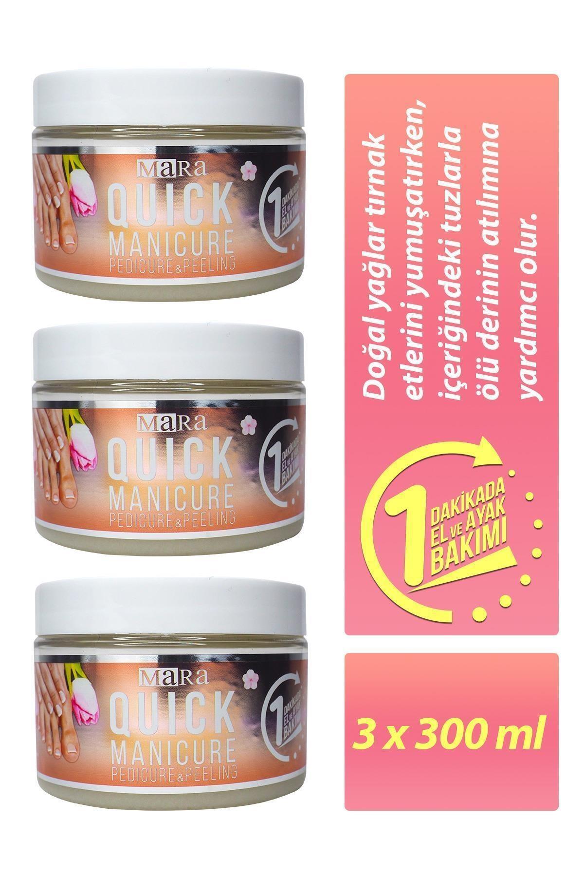 3 x Mara Kolay Manikür Pedikür Peeling 300 gr