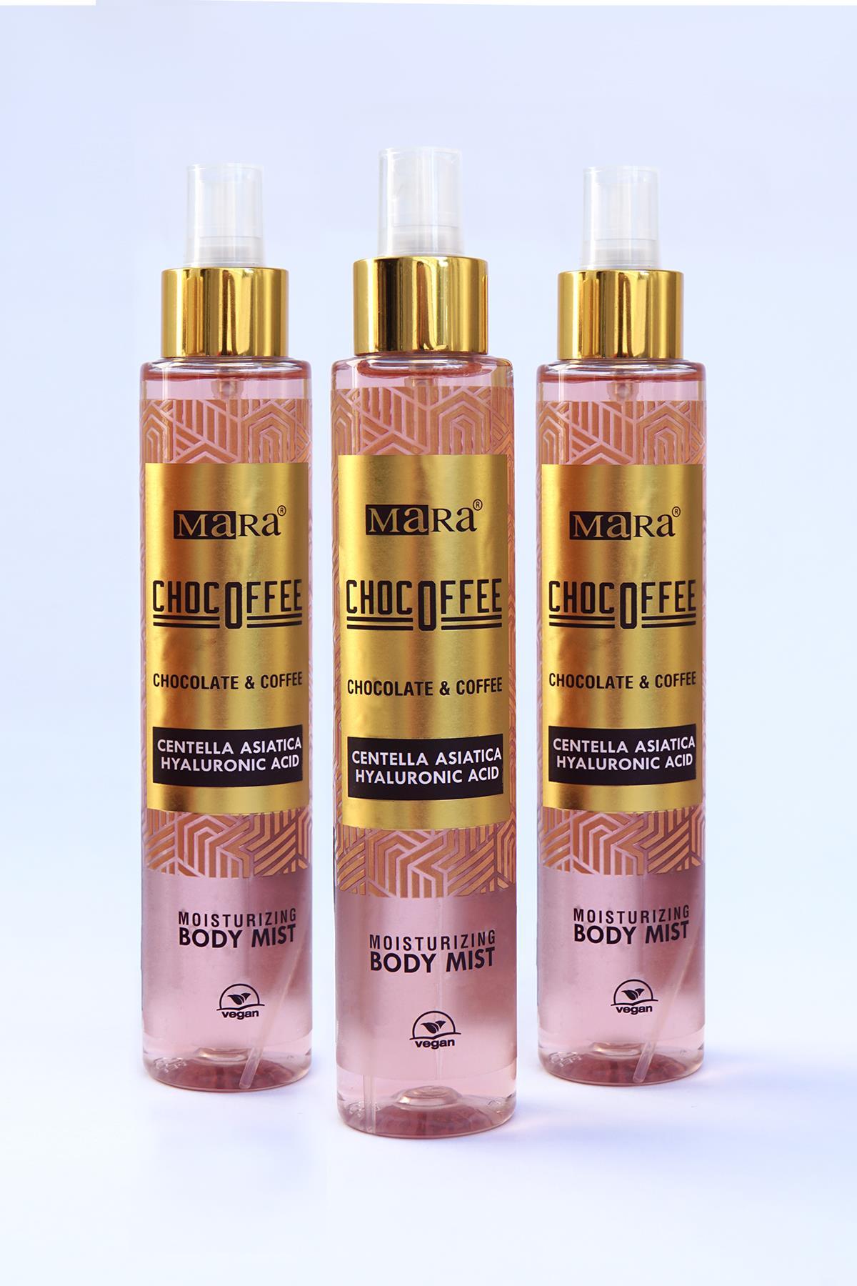 Mara Chocoffee Centella Asiatica ve Hyalüronik Asit İçeren Vücut Spreyi 150 ml