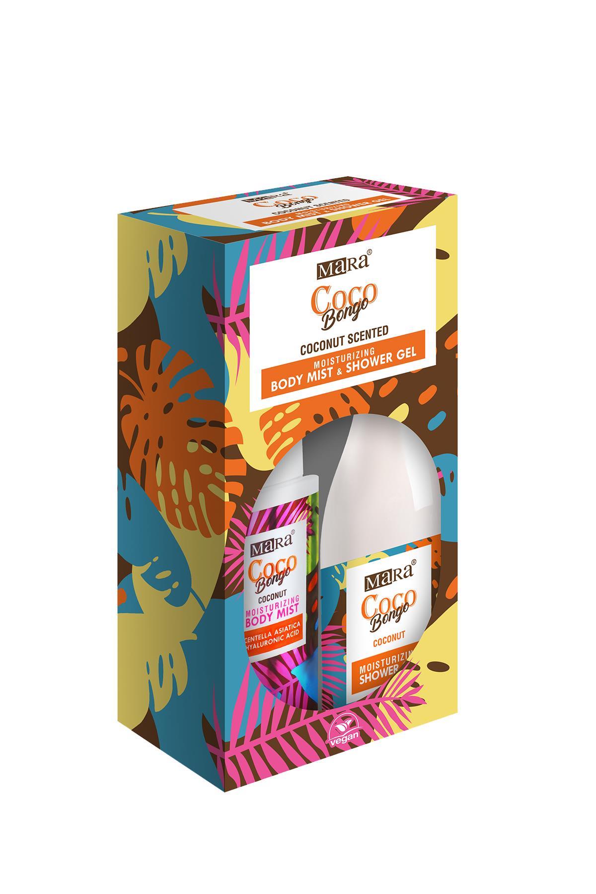 Mara Coconut- Hindistan Cevizi Kokulu 2'li Set Duş Jeli - Body Mist