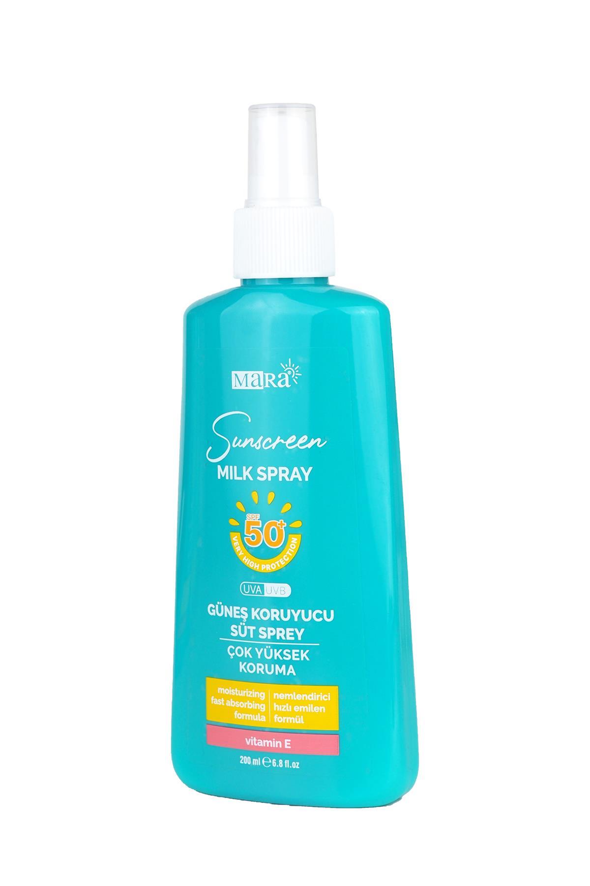 Mara Çok Yüksek Koruma Güneş Koruyucu Süt Sprey SPF 50+ 200 ml