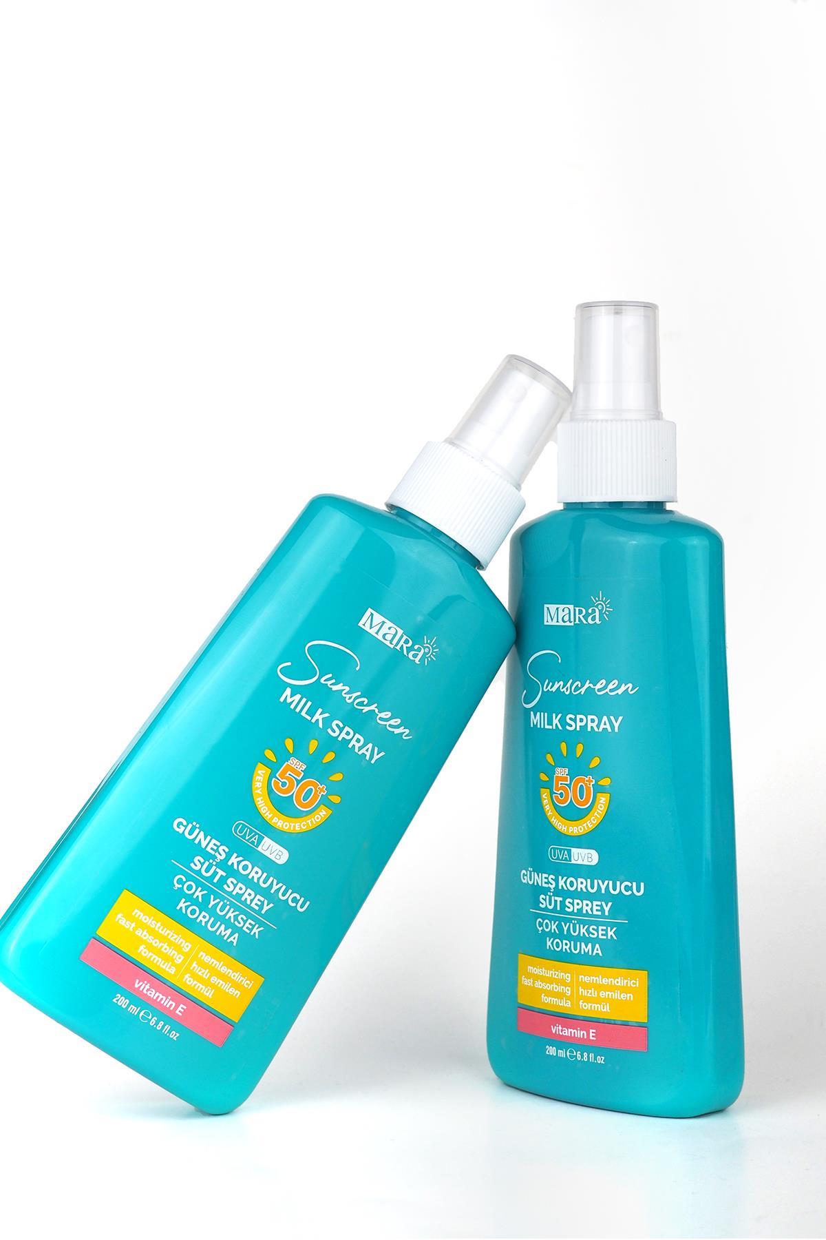 Mara Çok Yüksek Koruma Güneş Koruyucu Süt Sprey SPF 50+ 200 ml