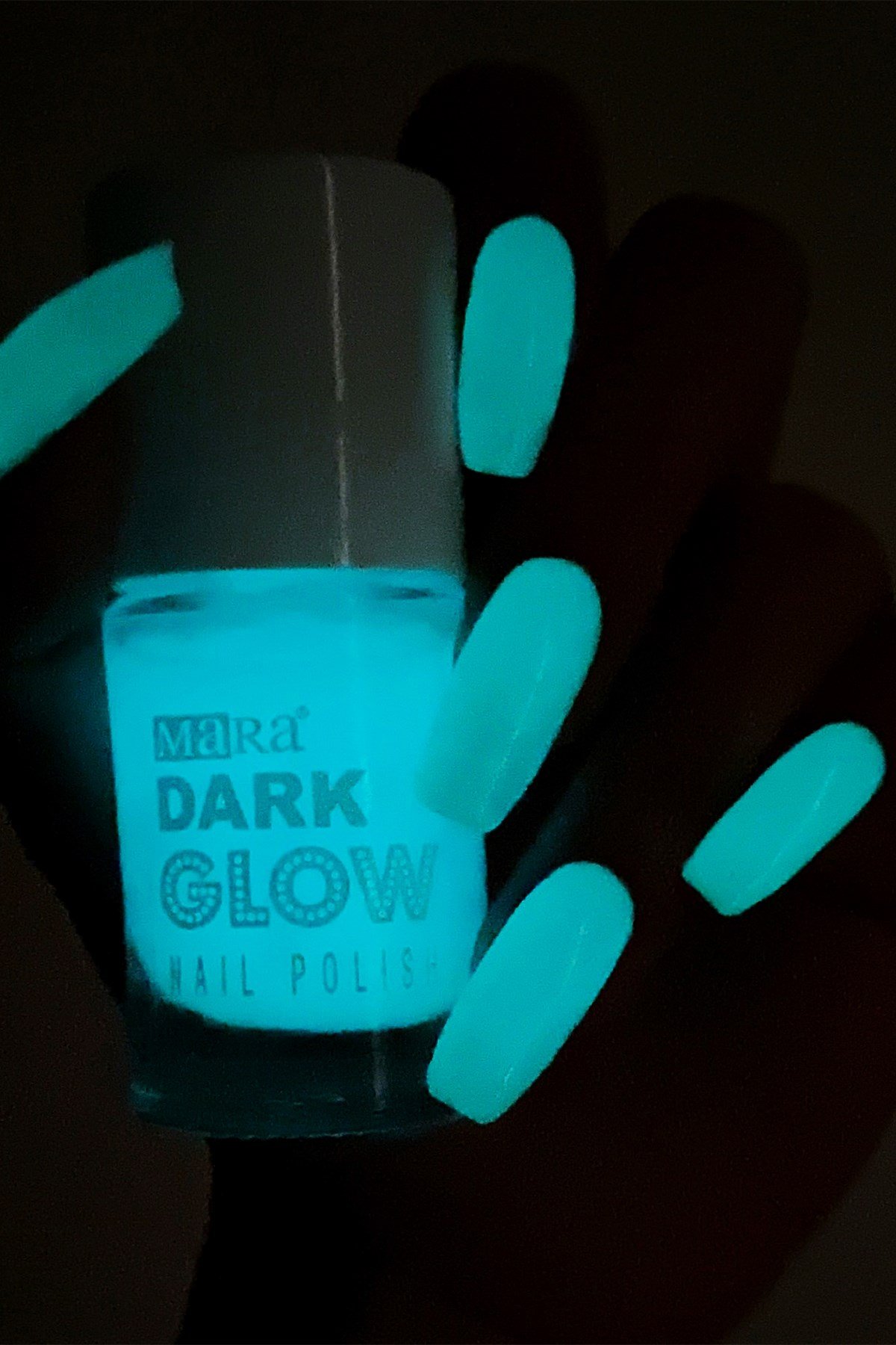Mara Dark Glow Karanlıkta Parlayan Oje Blue