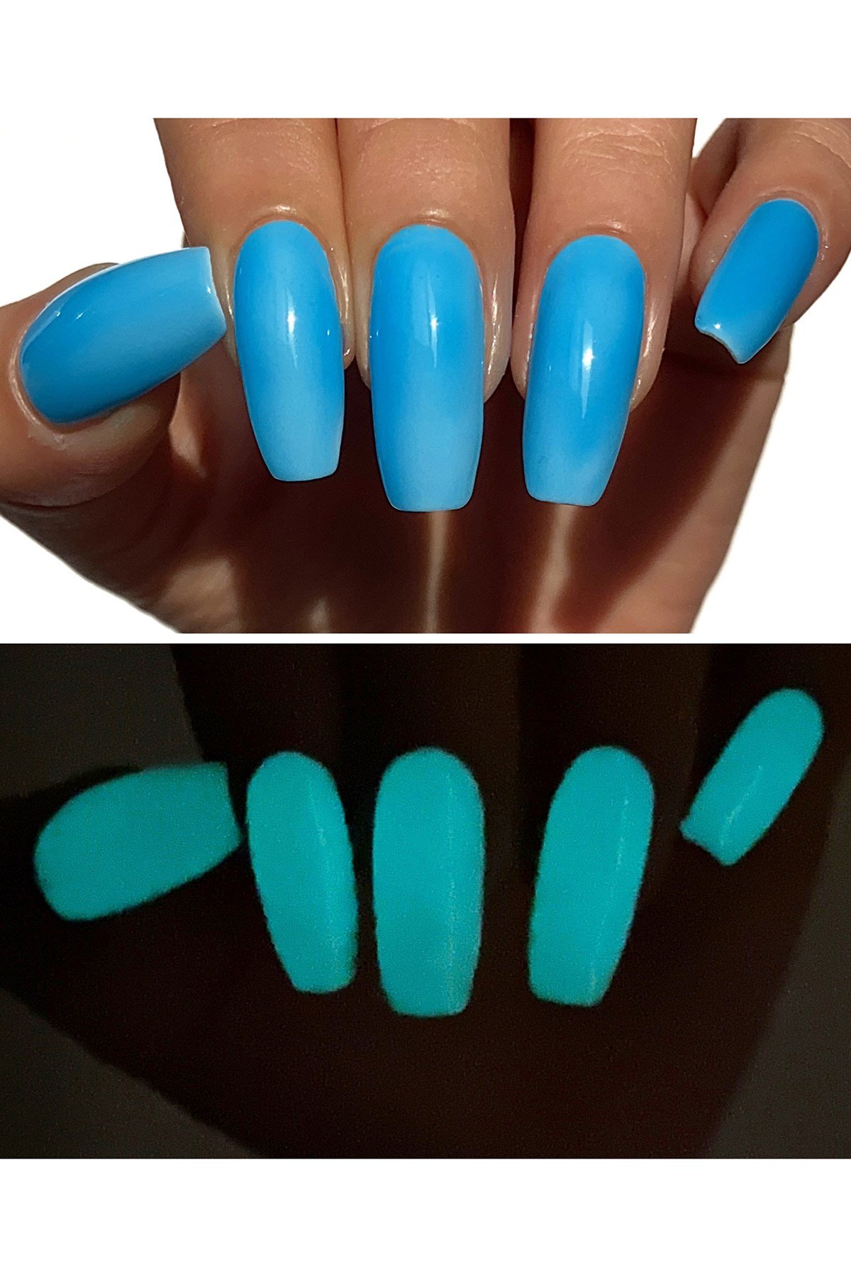 Mara Dark Glow Karanlıkta Parlayan Oje Blue