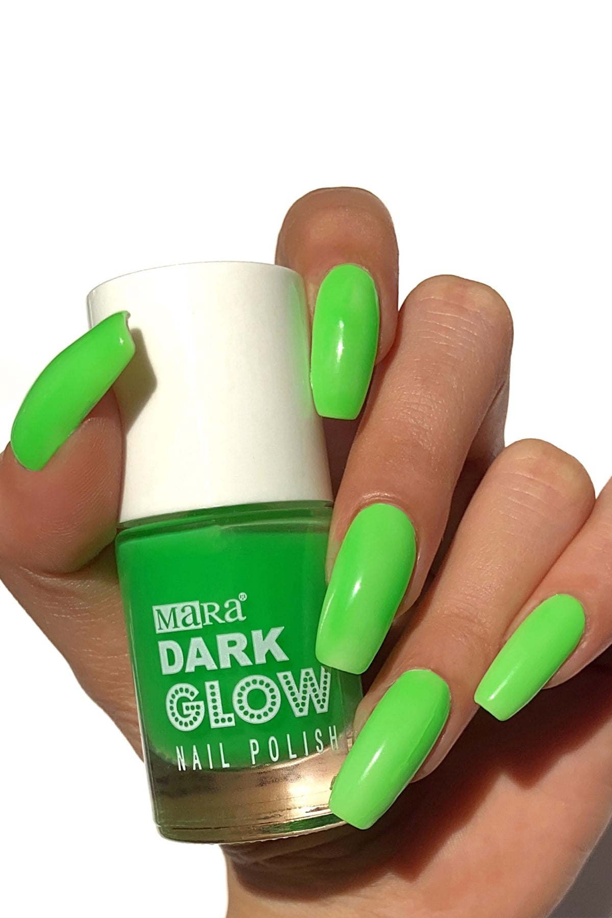 Mara Dark Glow Karanlıkta Parlayan Oje Green